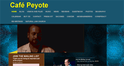 Desktop Screenshot of cafepeyote.com